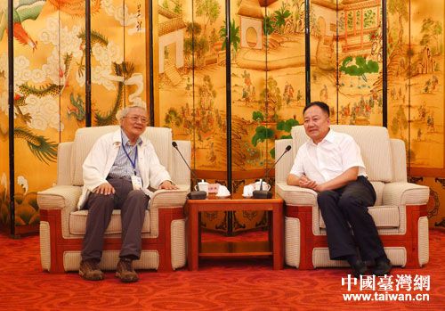 陕西省委常委 省委统战部长陈强会见台湾客人
