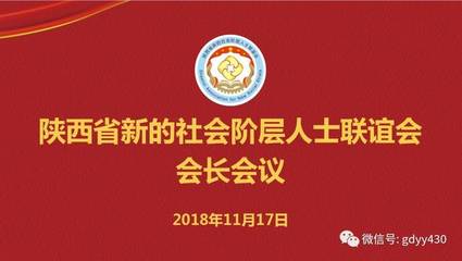 陕西省新的社会阶层人士联谊会会长会议在西安召开